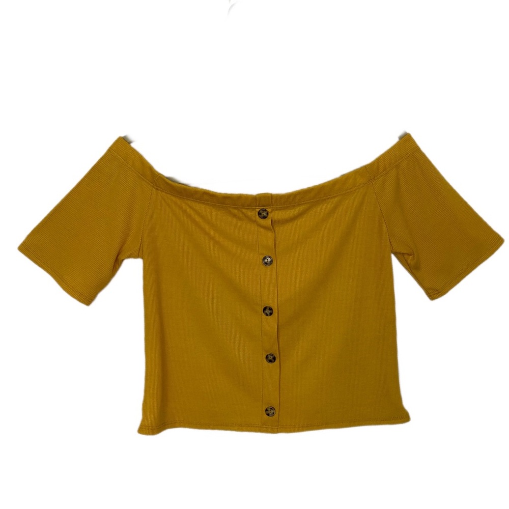 Cottage Core off the shoulder Crop Top ( large)